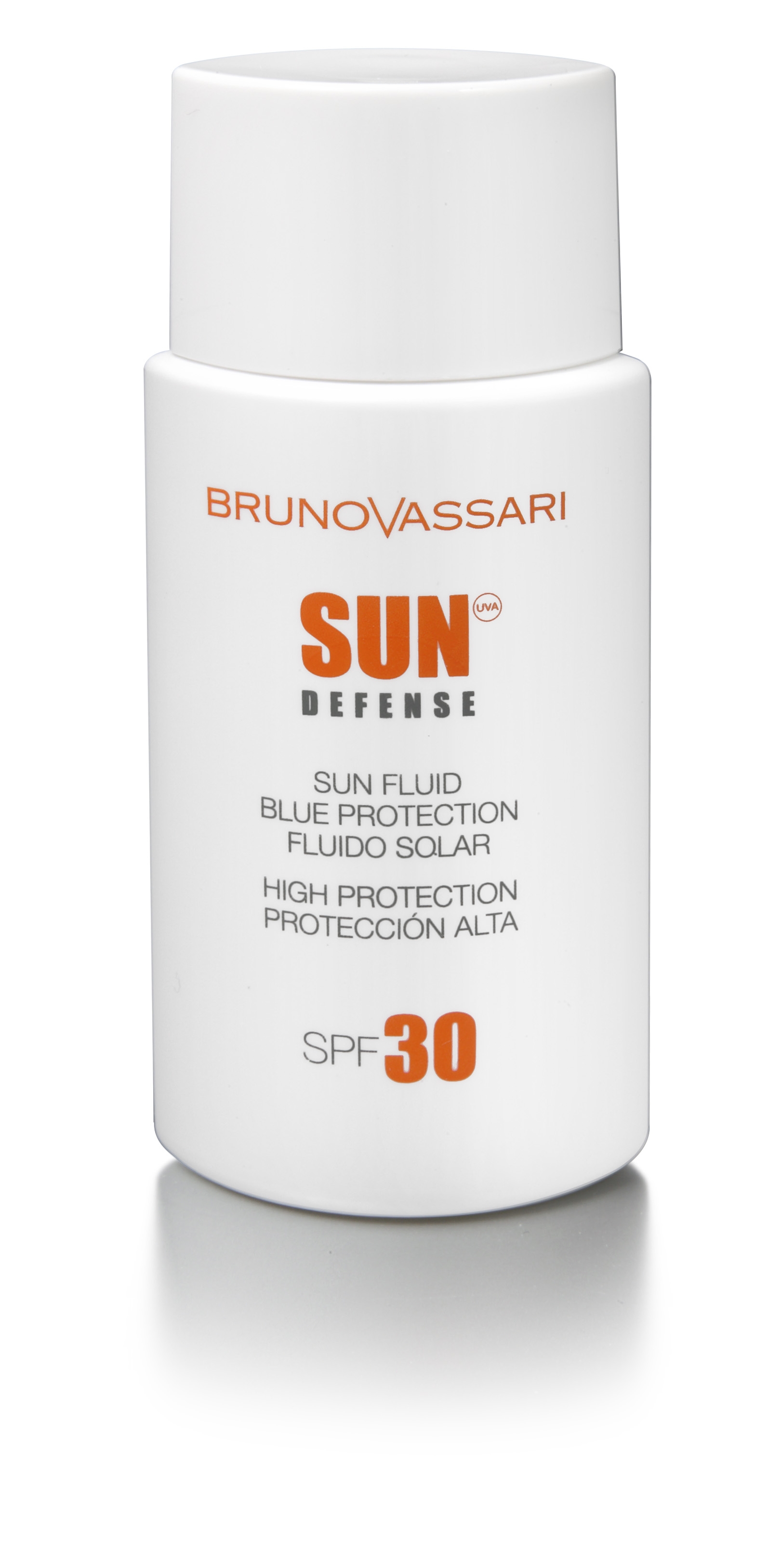 Fluid Facial Pentru Protectie Solara SPF30 50ml - Sun Fluid Blue Protection SPF30 - Bruno Vassari
