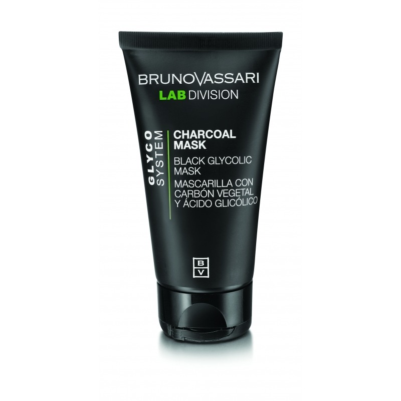 Masca cu carbune activ si acid glicolic 65g - Charcoal Mask - Bruno Vassari