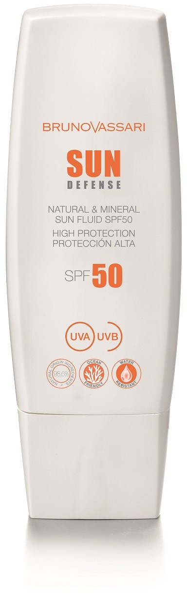 Natural & mineral sun fluid spf50 - Bruno Vassari