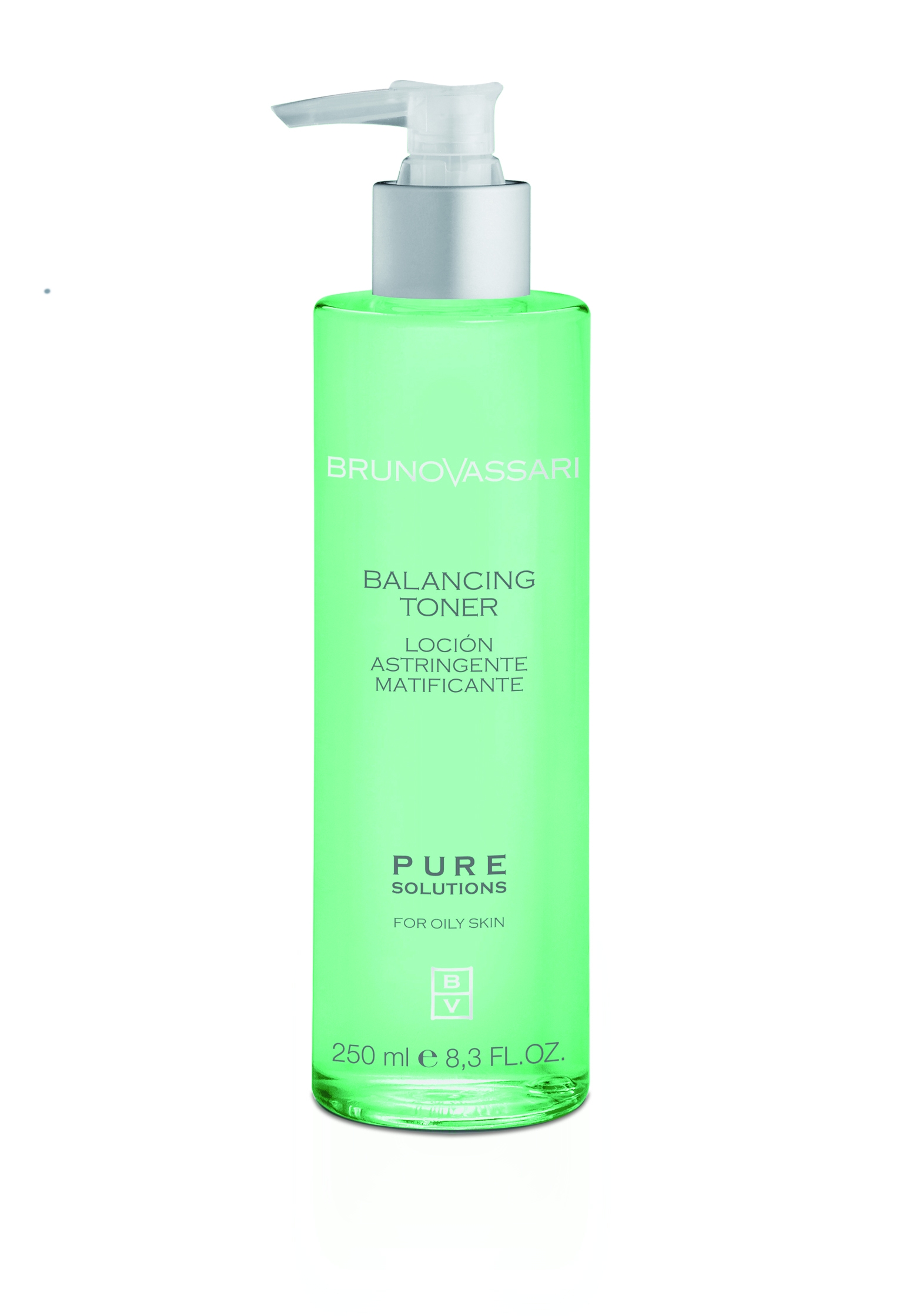 Lotiune Tonica Exfolianta si Matifianta Pentru Ten Gras/Uleios 250ml - Balancing Toner Pure Solution - Bruno Vassari